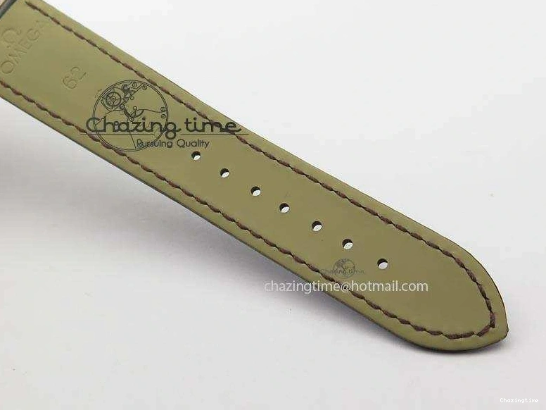 0422 TimelessDesign De Ville MK 1:1 Best Edition RG Black Dial On Black Leather Asian Seagull T1701 (Sec@6) 8236